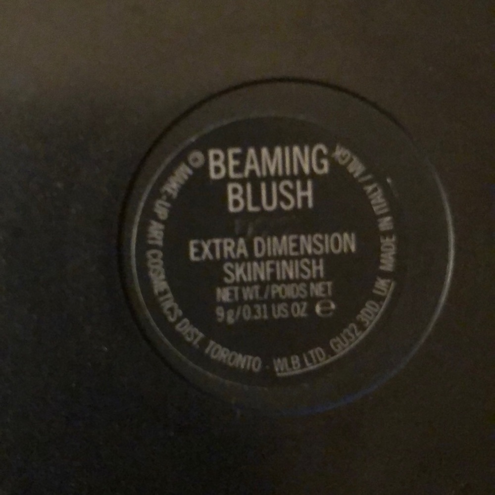 Mac Beaming Blush never used